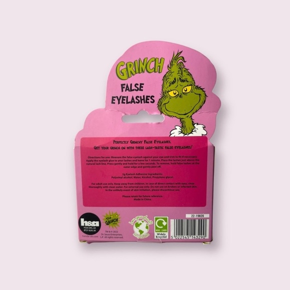 The Grinch False Eyelashes - Holiday Themed Falsies - Picture 2 of 2
